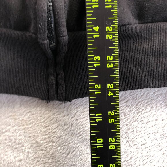 Ritchie's Sportswear Mens Boston Hoodie Sweatshirt Medium Black Embroidered Y2K - Picture 4 of 11